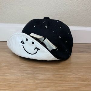 Baby Boy Size 6-12 Months Black Summer Hat